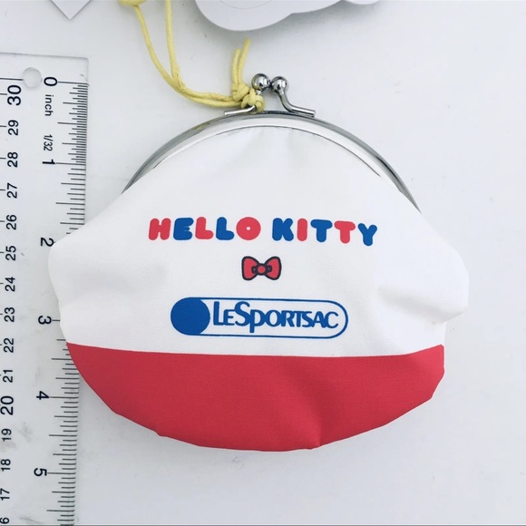 Hello Kitty LeSportSac Coinpurse Kisslock 45th Anniversary Limited Edition 2019 - Picture 3 of 10